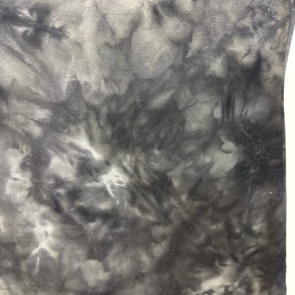 Curves N Combatboots CNC Gray Tie Dye Short Sleeve Crew Neck Mini Dress Small - Picture 3 of 5